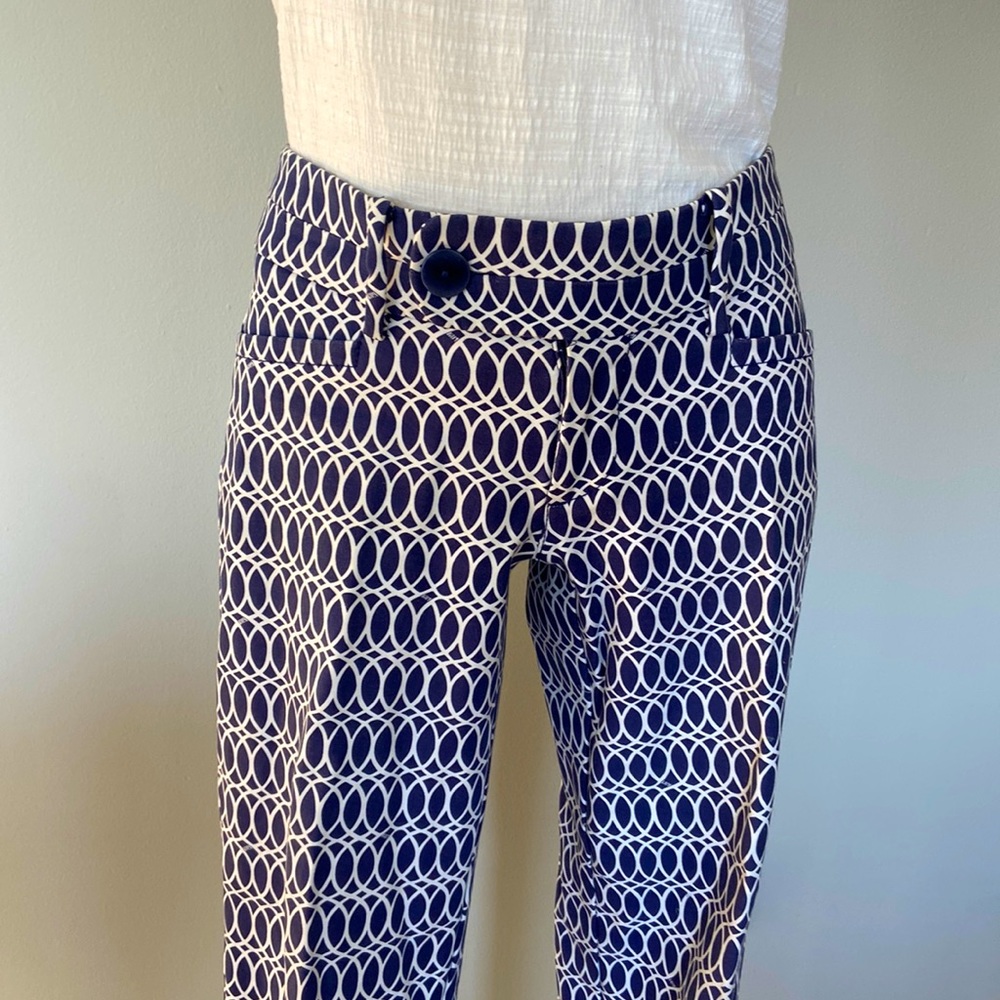 Pants by Lily Pulitzer size 4, navy white EUC